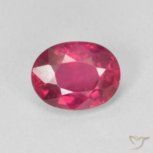 1.96ct Natural Luz vermelha Rubi, oval, VS