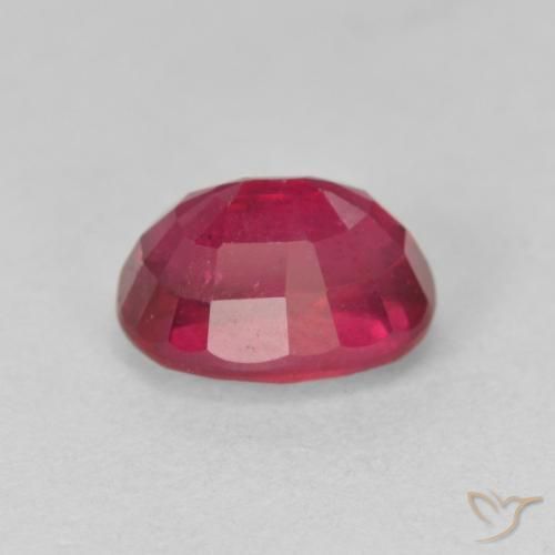 Rubi vermelho médio Natural 2.34ct, oval, VS