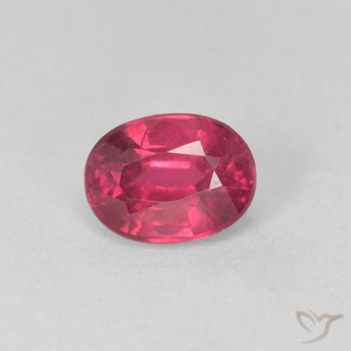 1.24ct Natural Jam Red Rubi, oval, VS