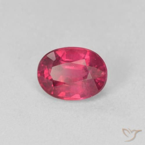 Rubi Jam Red Natural 1.24ct, oval, VS