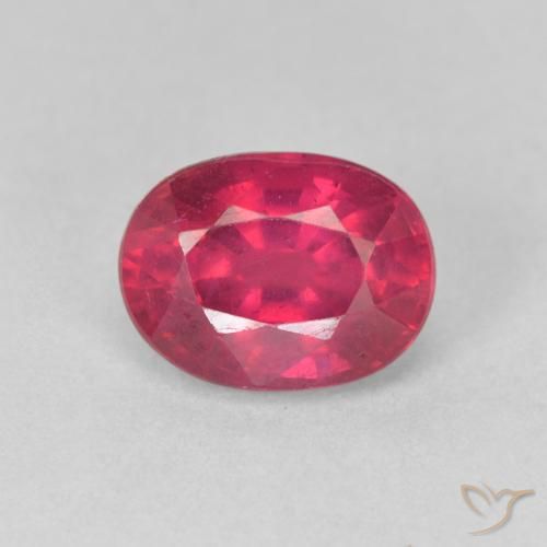 2.11ct Natural Jam Red Rubi, oval, VS