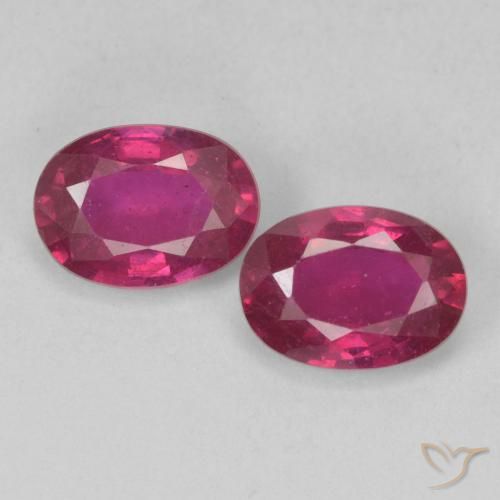 2.22ctw Natural Luz vermelha Rubi, oval, VS