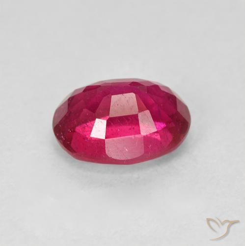 Rubi Luz vermelha Natural 1.71ct, oval, VS