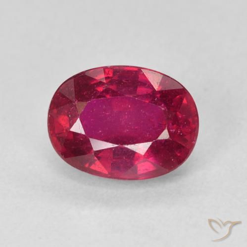 2.09ct Natural Vermelho rosado Rubi, oval, VS-SI
