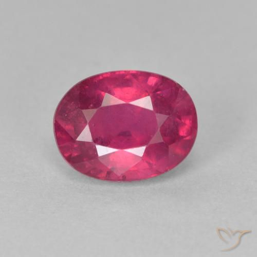 1.97ct Natural Luz vermelha Rubi, oval, VS