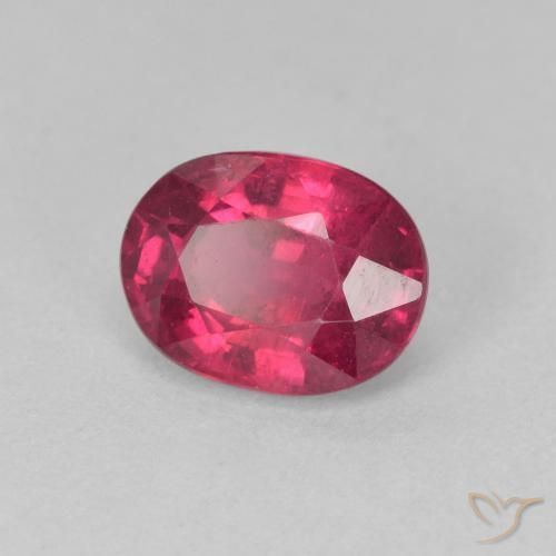 Rubi Vermelho rosado Natural 1.83ct, oval, VS