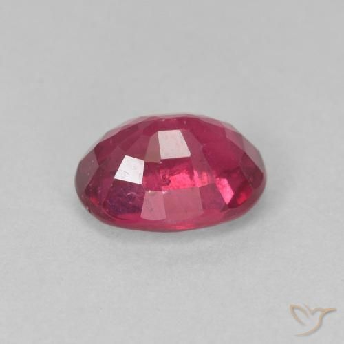 Rubi Vermelho rosado Natural 1.83ct, oval, VS