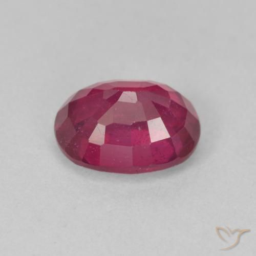 Rubi Rosa Avermelhado Profundo Natural 2.04ct, oval, VS