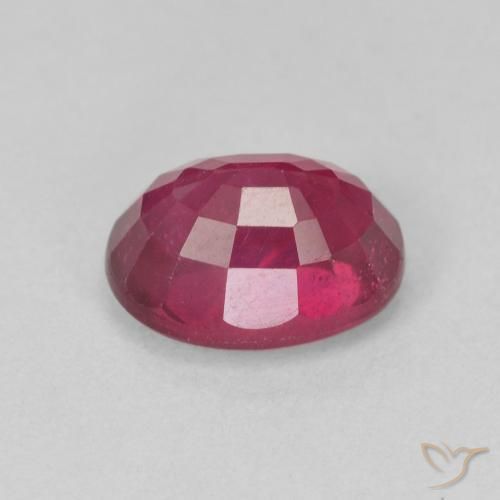 Rubi vermelho médio Natural 2.17ct, oval, VS-SI