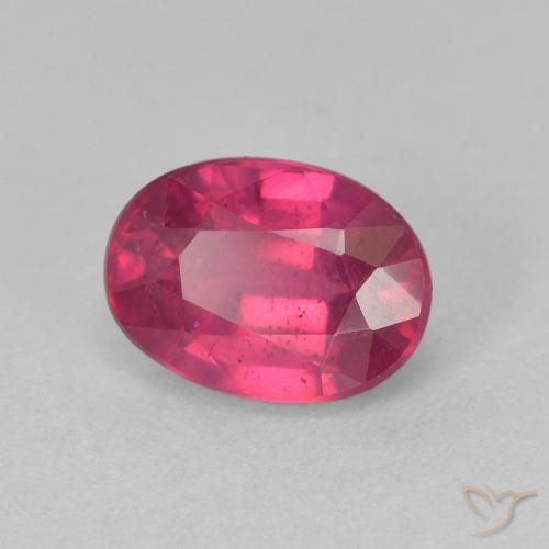 Rubi Luz vermelha Natural 1.41ct, oval, VS