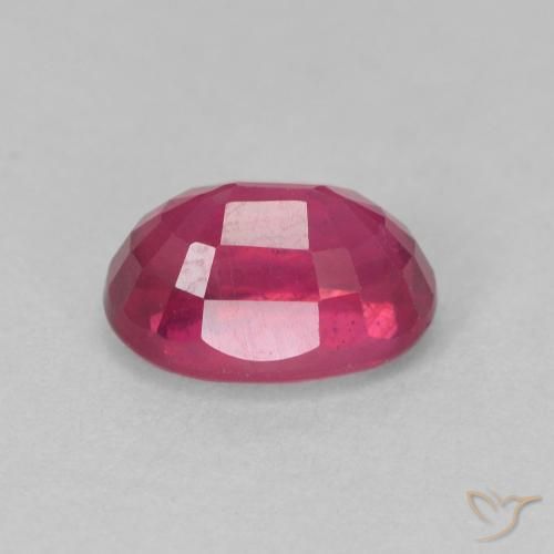 Rubi Luz vermelha Natural 1.41ct, oval, VS