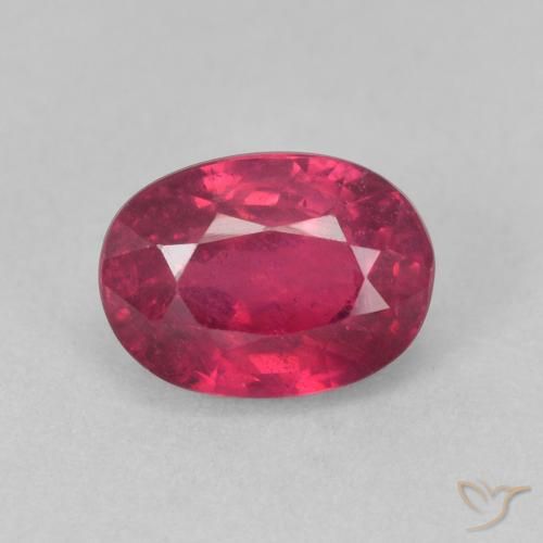 1.62ct Natural Vermelho rosado Rubi, oval, VS