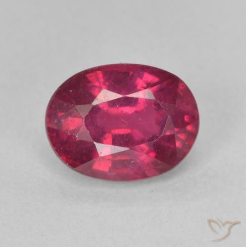 1.98ct Natural Vermelho rosado Rubi, oval, VS