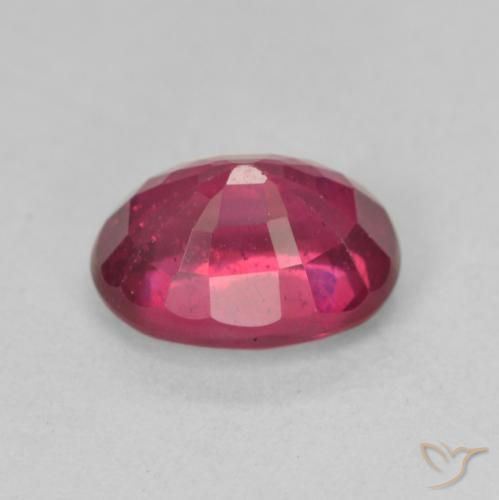Rubi Vermelho rosado Natural 1.98ct, oval, VS