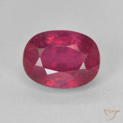 2.39ct Natural Vermelho rosado Rubi, oval, VS