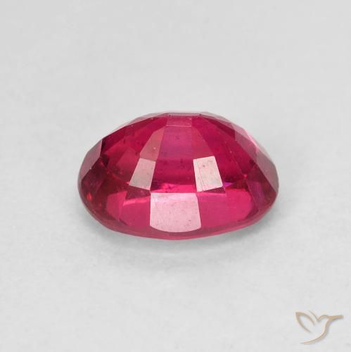 Rubi Medium Dark-Red Natural 1.87ct, oval, VS-SI