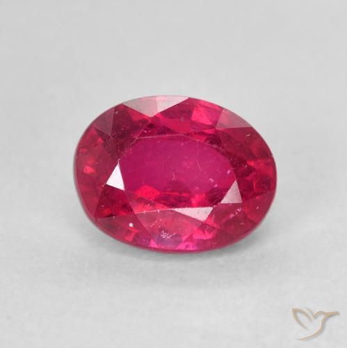 2.07ct Natural Luz vermelha Rubi, oval, VS