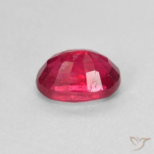 Rubi Medium Dark-Red Natural 1.45ct, oval, VS-SI