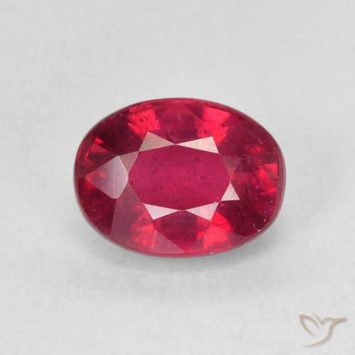 2.28ct Natural Vermelho rosado Rubi, oval, VS