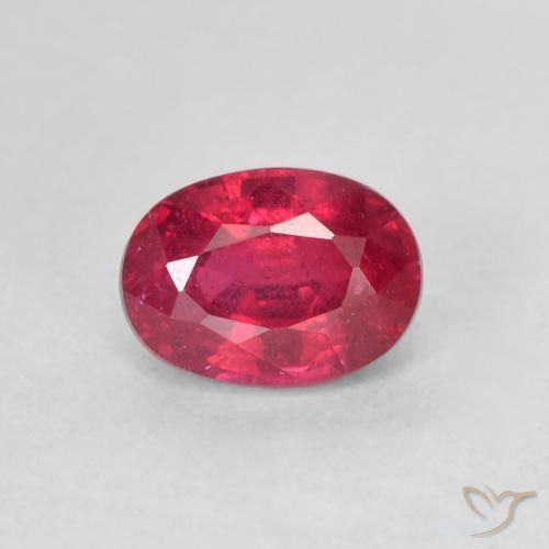 1.50ct Natural Vermelho rosado Rubi, oval, VS