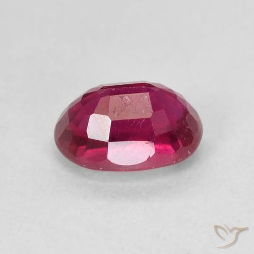 Rubi Rosa Avermelhado Profundo Natural 1.96ct, oval, VS