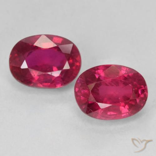 4.17ctw Natural Rosa Avermelhado Profundo Rubi, oval, VS
