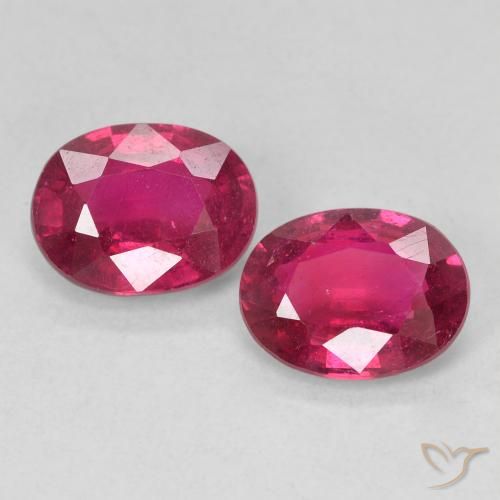3.05ctw Natural Vermelho rosado Rubi, oval, VS