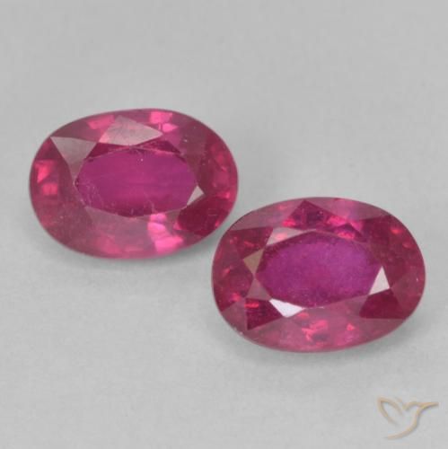 2.62ctw Natural Luz vermelha Rubi, oval, VS