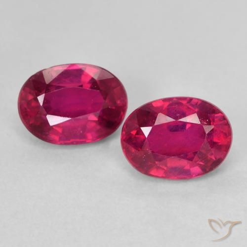 2.47ctw Natural Rosa Avermelhado Profundo Rubi, oval, VS