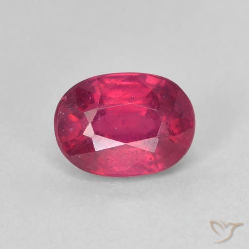 1.38ct Natural Vermelho rosado Rubi, oval, VS