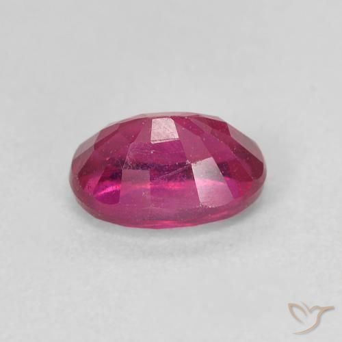 Rubi Luz vermelha Natural 1.35ct, oval, VS