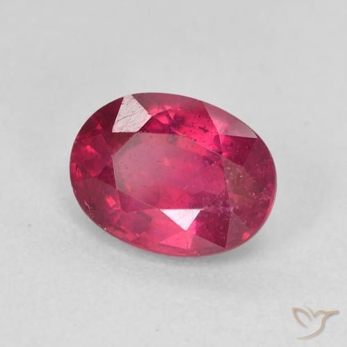 Rubi Rosa Avermelhado Profundo Natural 1.94ct, oval, VS