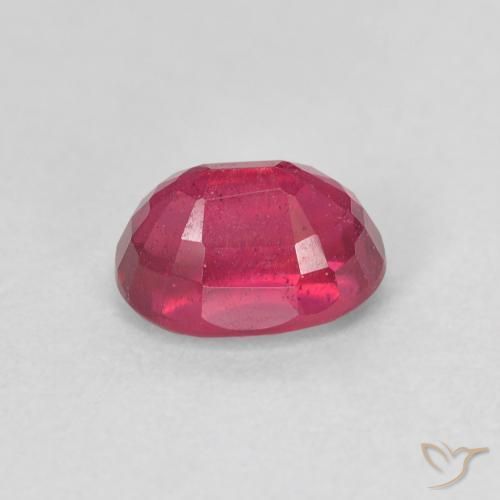 Rubi Vermelho rosado Natural 1.51ct, oval, VS