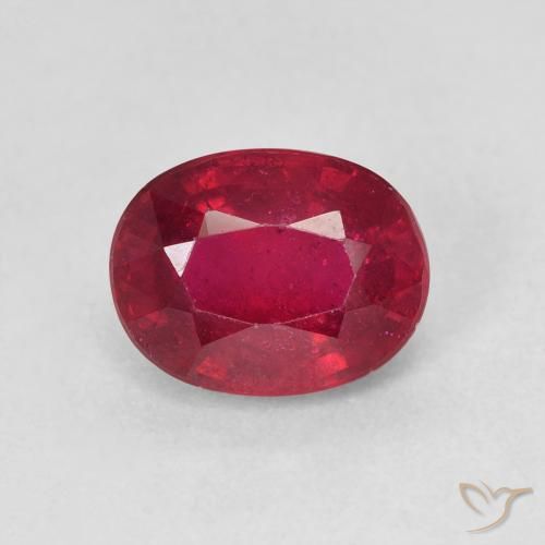 2.13ct Natural Carmesim Profundo Rubi, oval, VS