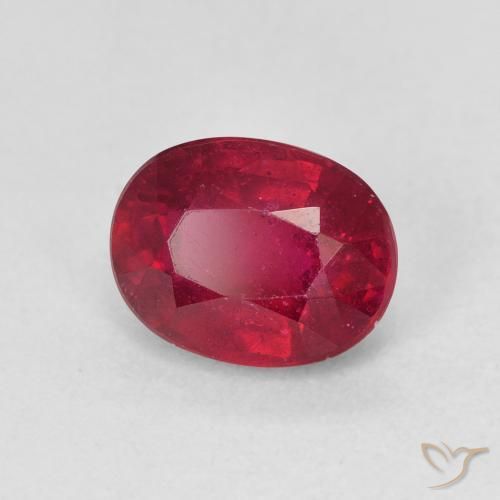 Rubi Carmesim Profundo Natural 2.13ct, oval, VS