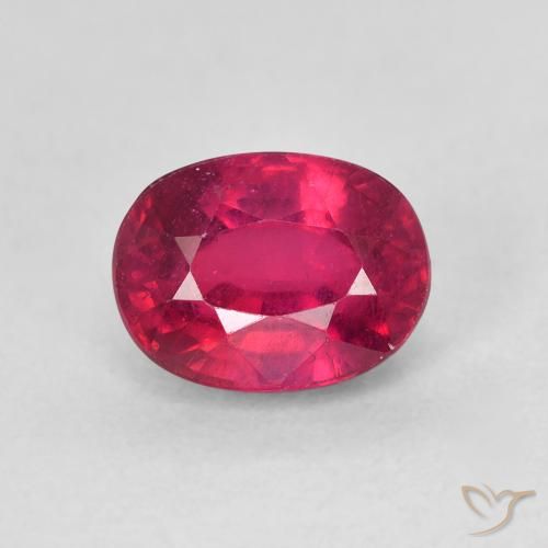 2.17ct Natural Carmesim Profundo Rubi, oval, VS