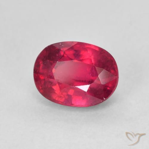 Rubi Carmesim Profundo Natural 2.17ct, oval, VS