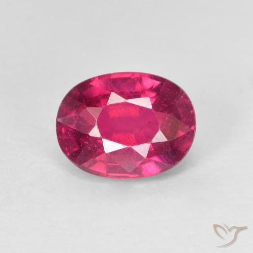 1.81ct Natural Luz vermelha Rubi, oval, VS