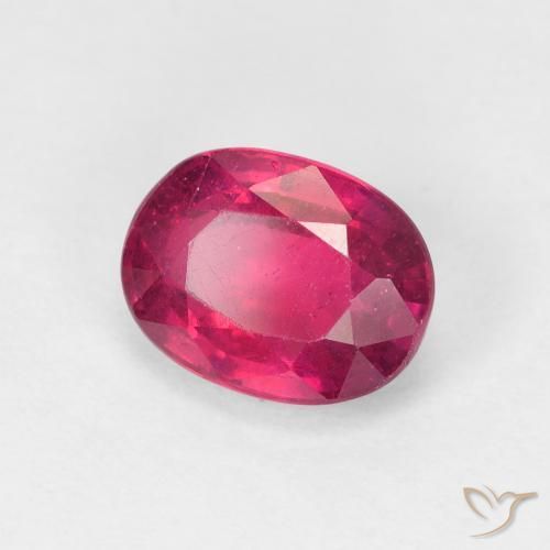Rubi Luz vermelha Natural 2.04ct, oval, VS