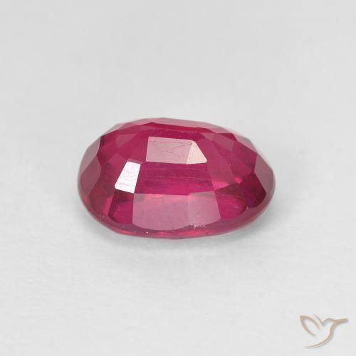 Rubi Medium Dark-Red Natural 1.85ct, oval, VS