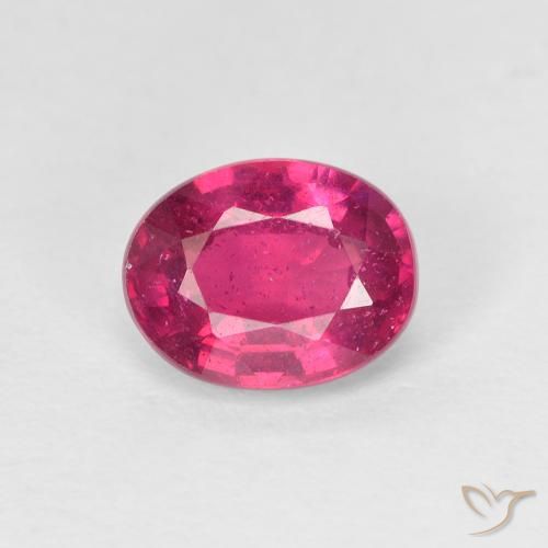 1.56ct Natural Luz vermelha Rubi, oval, VS