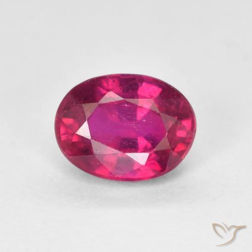 1.92ct Natural Luz vermelha Rubi, oval, VS