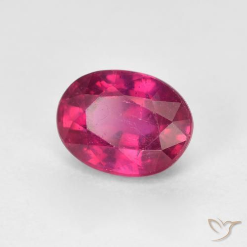 Rubi Luz vermelha Natural 1.92ct, oval, VS