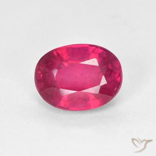 1.88ct Natural Jam Red Rubi, oval, VS