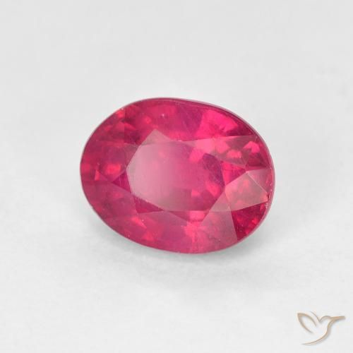 Rubi Luz vermelha Natural 1.87ct, oval, VS
