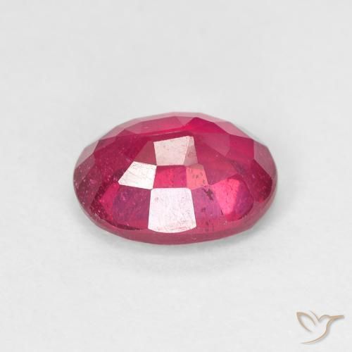 Rubi Luz vermelha Natural 1.94ct, oval, VS