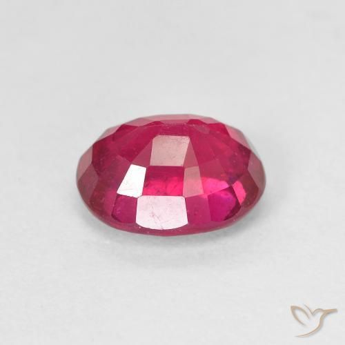 Rubi Luz vermelha Natural 1.86ct, oval, VS