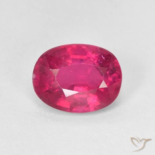 1.86ct Natural Luz vermelha Rubi, oval, VS