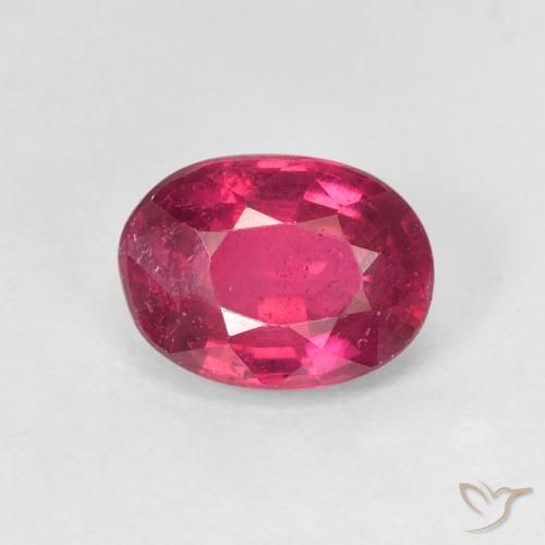 1.85ct Natural Luz vermelha Rubi, oval, VS