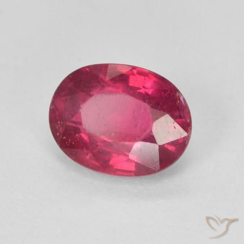 Rubi Luz vermelha Natural 1.80ct, oval, VS-SI